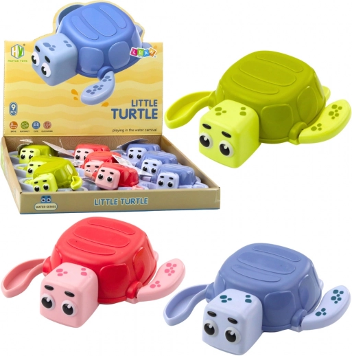 Tartarughina da bagno a carica – mix di colori