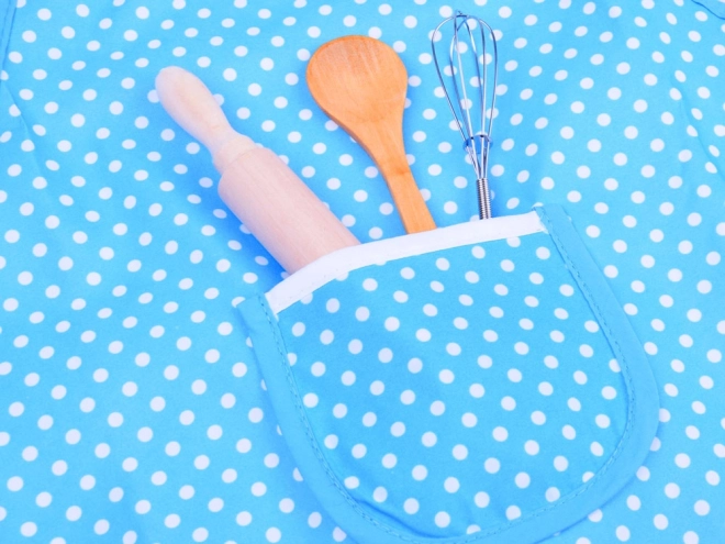 Set cucina per bambini con grembiule, cappello e accessori