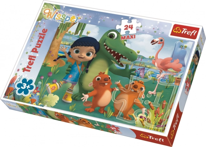 Puzzle Wissper e amici animali MAXI 24 pezzi