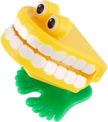 Denti saltellanti carichi a molla 5 cm, vari colori