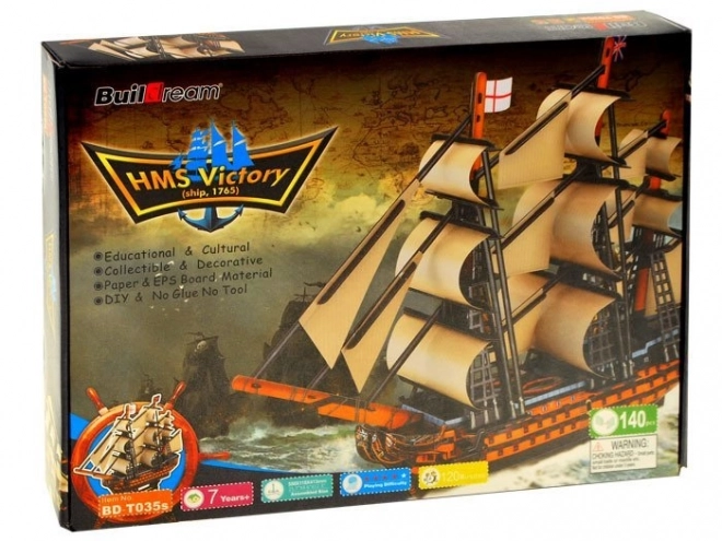 Puzzle 3D nave HMS Victory