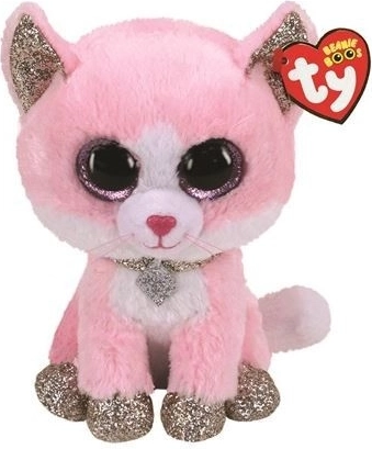 Gatta rosa Fiona peluche 24 cm