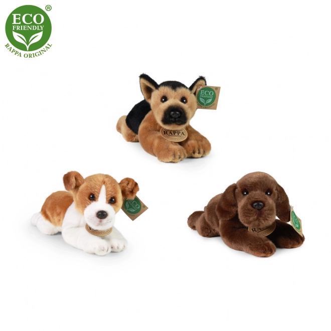 Cane di peluche con suono 18 cm eco-friendly