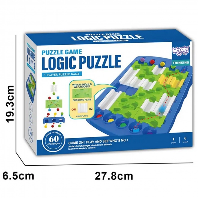 Gioco logico strategico allenamento cerebrale labirinto logico