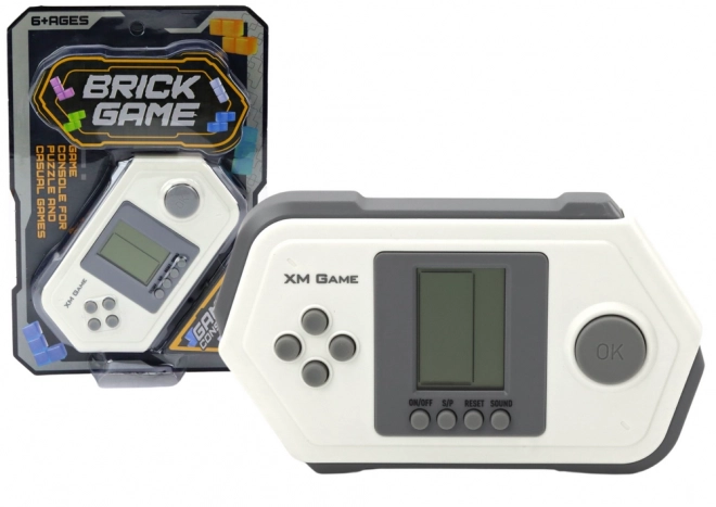 Console Elettronica Tetris Brick Gioco Grigio-Bianco