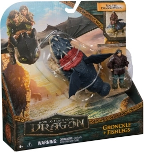 Dragon Trainer - Drago e vichingo Gronckle e Gambedipesce