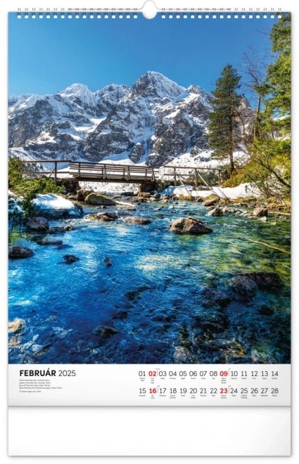 Calendario da parete Tatry 2025