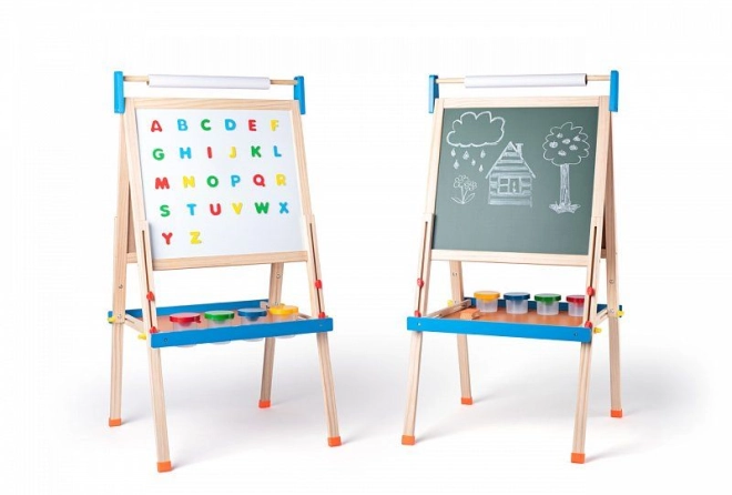 Divertimento su due lati: superficie magnetica e a gesso