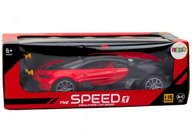 Auto sportivo rosso radiocomandato 1:16