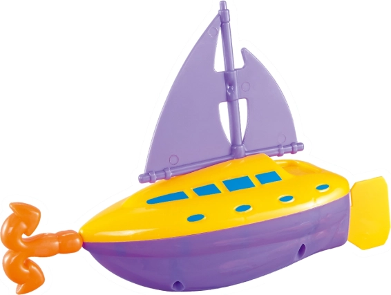 Nave a molla con ancora per acqua