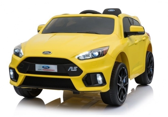 Auto elettrico bambini Ford Focus RS giallo