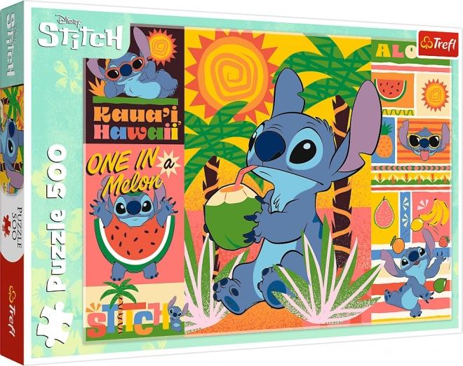 Puzzle 500 pezzi Vacanze con Stitch