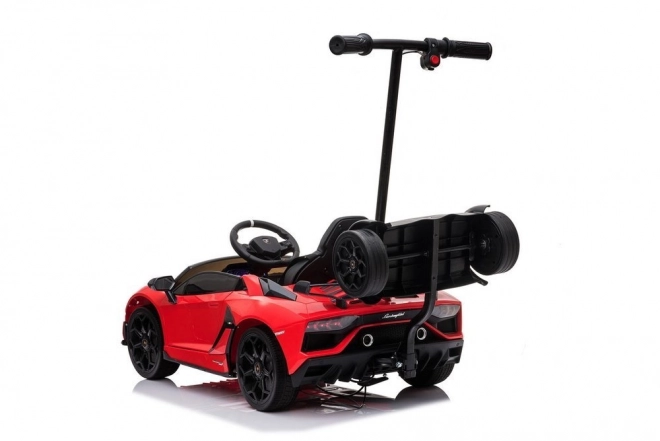 Auto elettrica per bambini Lamborghini Aventador rosso