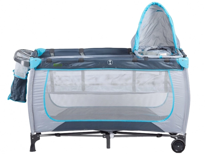 Lettino da Viaggio con Tavolino per il Cambio Ecotoys