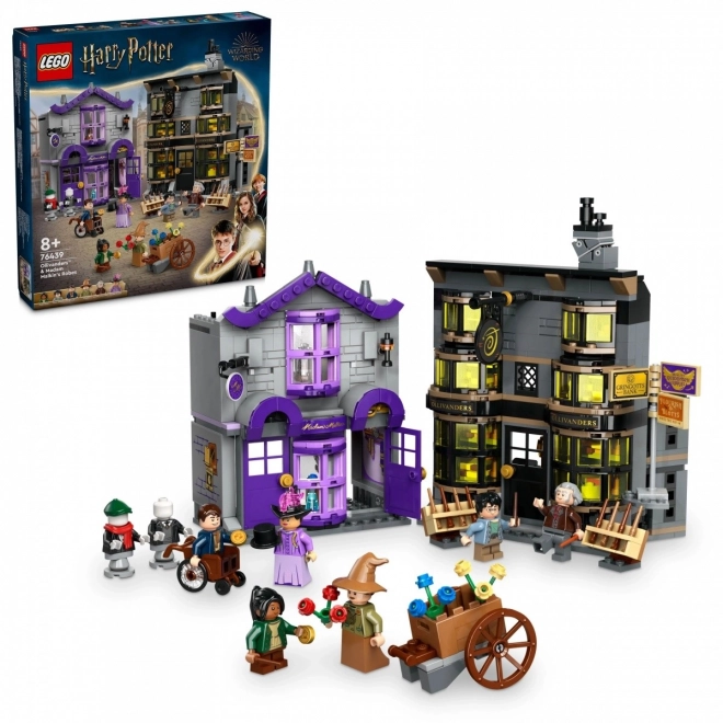 Set costruzioni LEGO Harry Potter Negozi di Ollivander e Madame Malkin