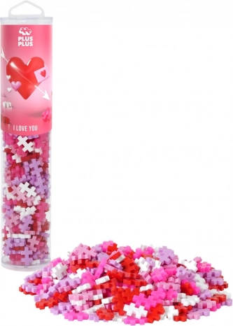 Plus-Plus I love you tubo 240 pezzi