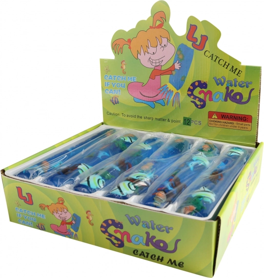 Serpente d'acqua con creature marine antistress