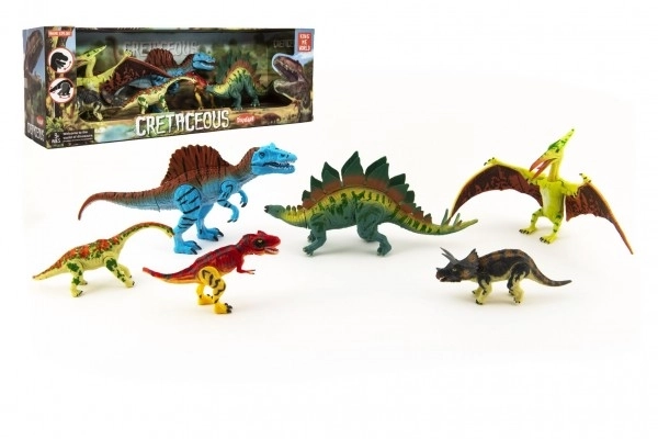 Set di dinosauri mobili 6 pezzi