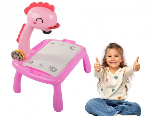 Tavolo da Disegno Didattico per Bambini con Proiettore
