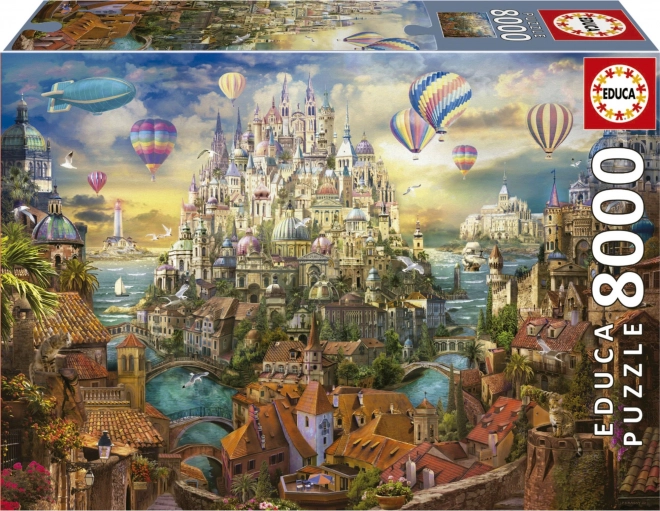 Puzzle Città dei Sogni 8000 pezzi