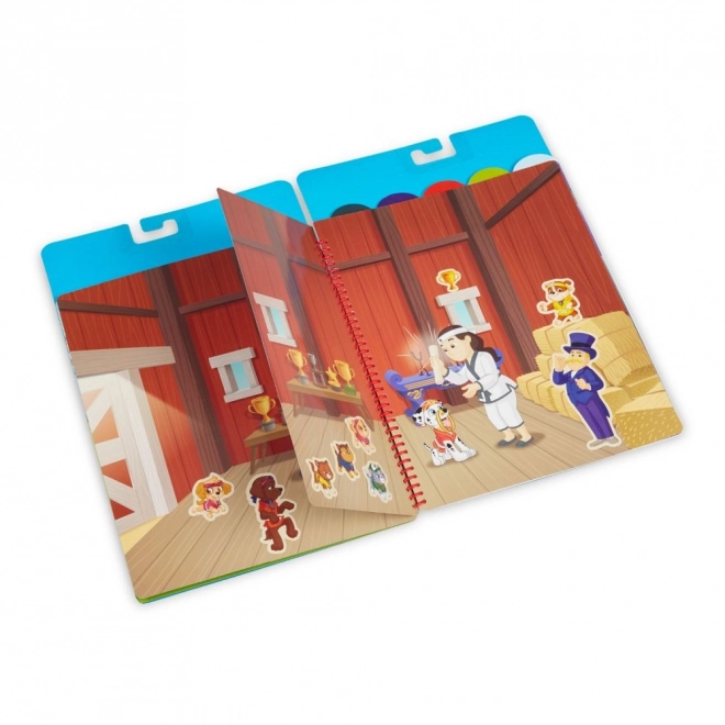 Paw Patrol adesivi riutilizzabili Flip-Flap missioni classiche