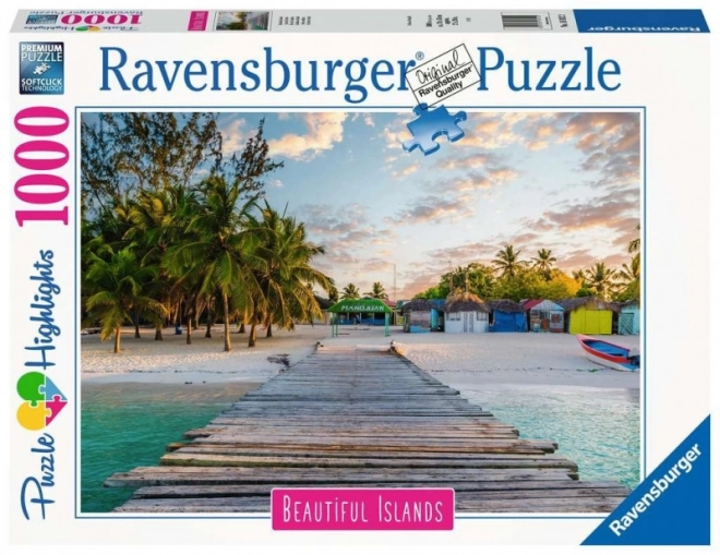 Puzzle Paradise delle Maldive Ravensburger 1000 pezzi