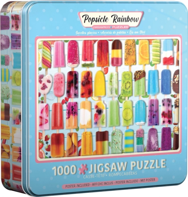 Puzzle Rainbow Nanook 1000 pezzi in scatola di latta