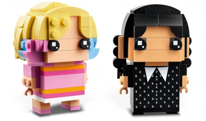 Costruzioni BrickHeadz Wednesday e Enid