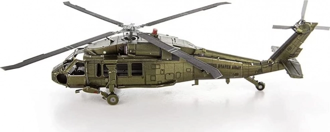 Puzzle 3D Metal Earth elicottero Black Hawk
