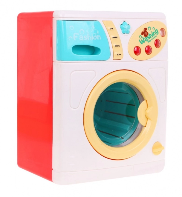 Lavatrice colorata per bambini 3+ con funzione di lavaggio e cassetto per l'acqua