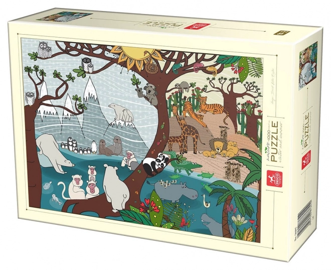 Puzzle Estate E Inverno 1000 Pezzi