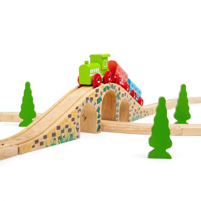 Ponte Ferroviario in Legno Bigjigs Rail