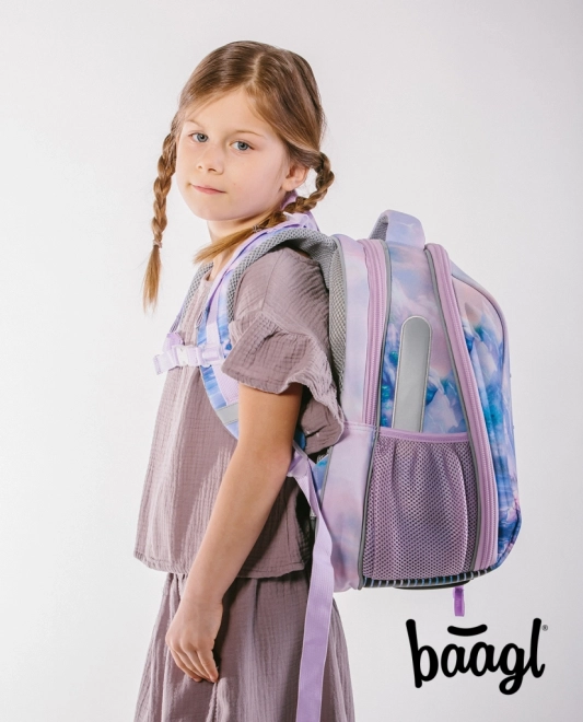 Set cartella scolastica, astuccio e sacchetto Shelly Fata