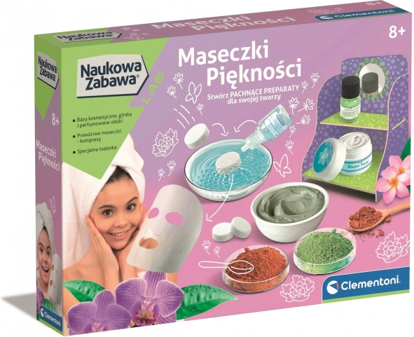 Set scientifico di maschere cosmetiche