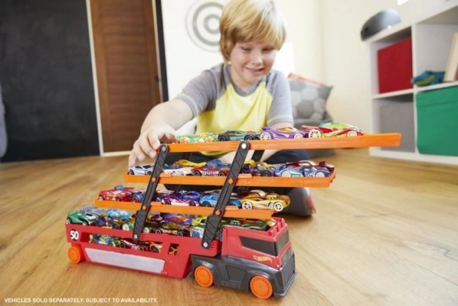 Mega Transporter Hot Wheels 50° Anniversario