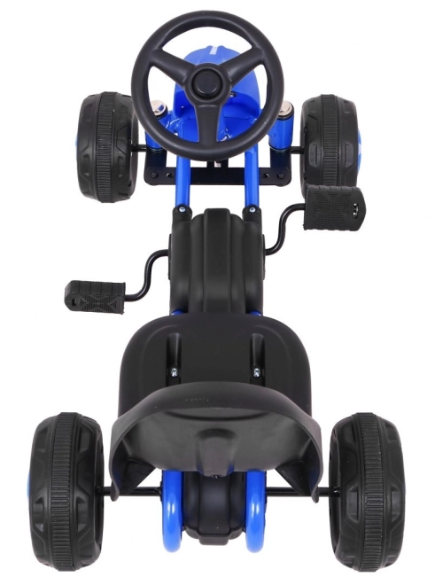 Primo Gokart a pedali per bambini bianco – blu