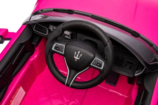 Auto a batteria Maserati Ghibli rosa
