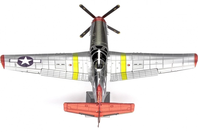 Puzzlè 3D Metal Earth Aerei Tuskegee P-51D Mustang