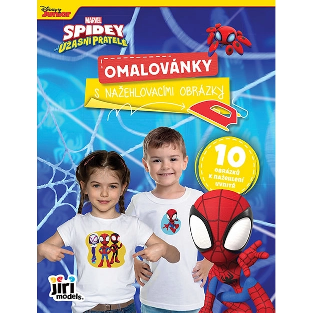 Libro da colorare con immagini trasferibili di Spidey