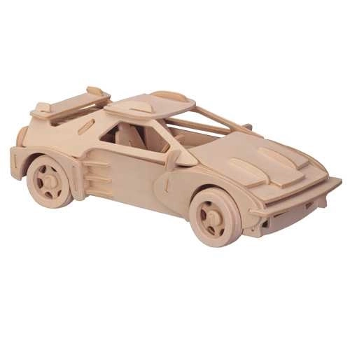 Puzzle 3D in legno Ferrari per bambini