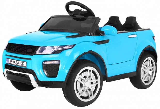 Mini auto elettrico sportivo Rapid Racer blu