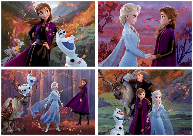 Puzzle EDUCA Frozen 2, set 4 in uno