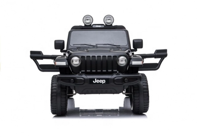 Auto elettrico per bambini Jeep Wrangler Rubicon nero 4x4