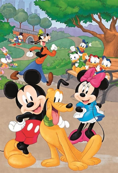 Puzzle Clementoni Mickey Mouse 104 Pezzi e Modello 3D