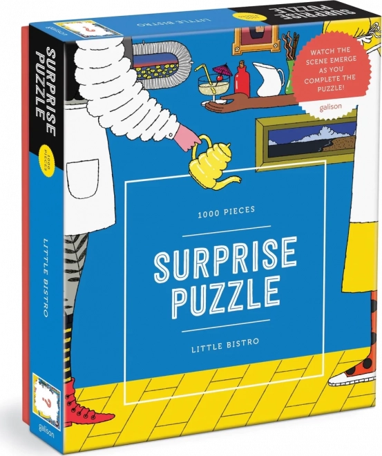 GALISON Puzzle a sorpresa Bistro piccolo 1000 pezzi