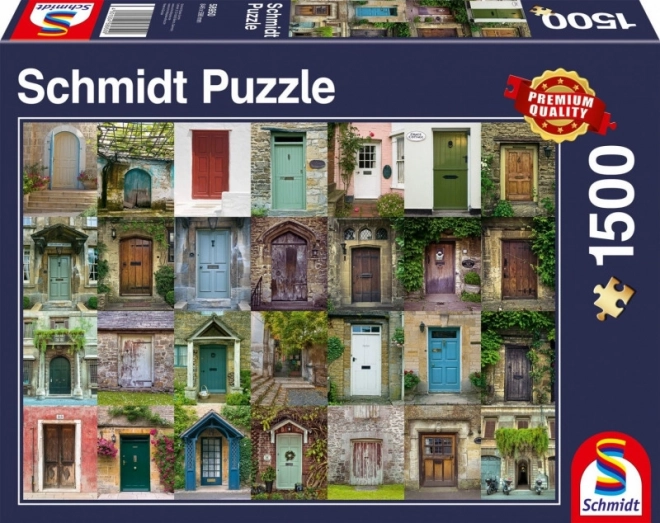 Puzzle Collage Porte 1500 Pezzi