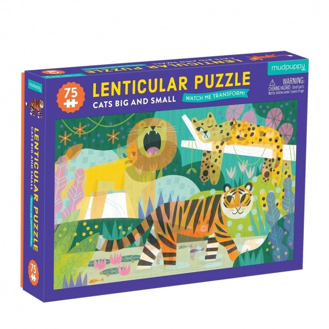 Puzzle Lenticolare Gatti piccoli e grandi