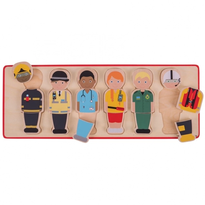 Puzzle ad incastro Squadra di Soccorso Bigjigs Toys