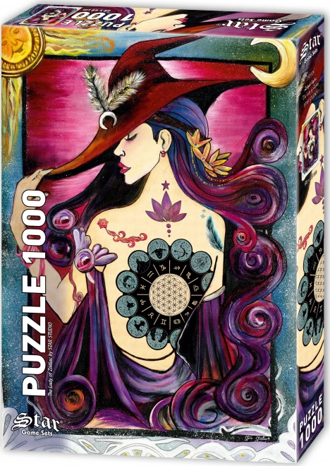 Puzzle STAR dama dello zodiaco 1000 pezzi