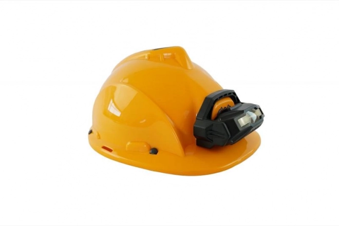 Casco da lavoro con torcia